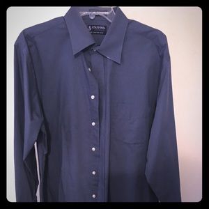 Stafford Blue Dress Shirt 17 32/33